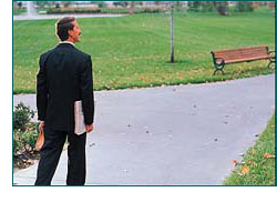 Person walking